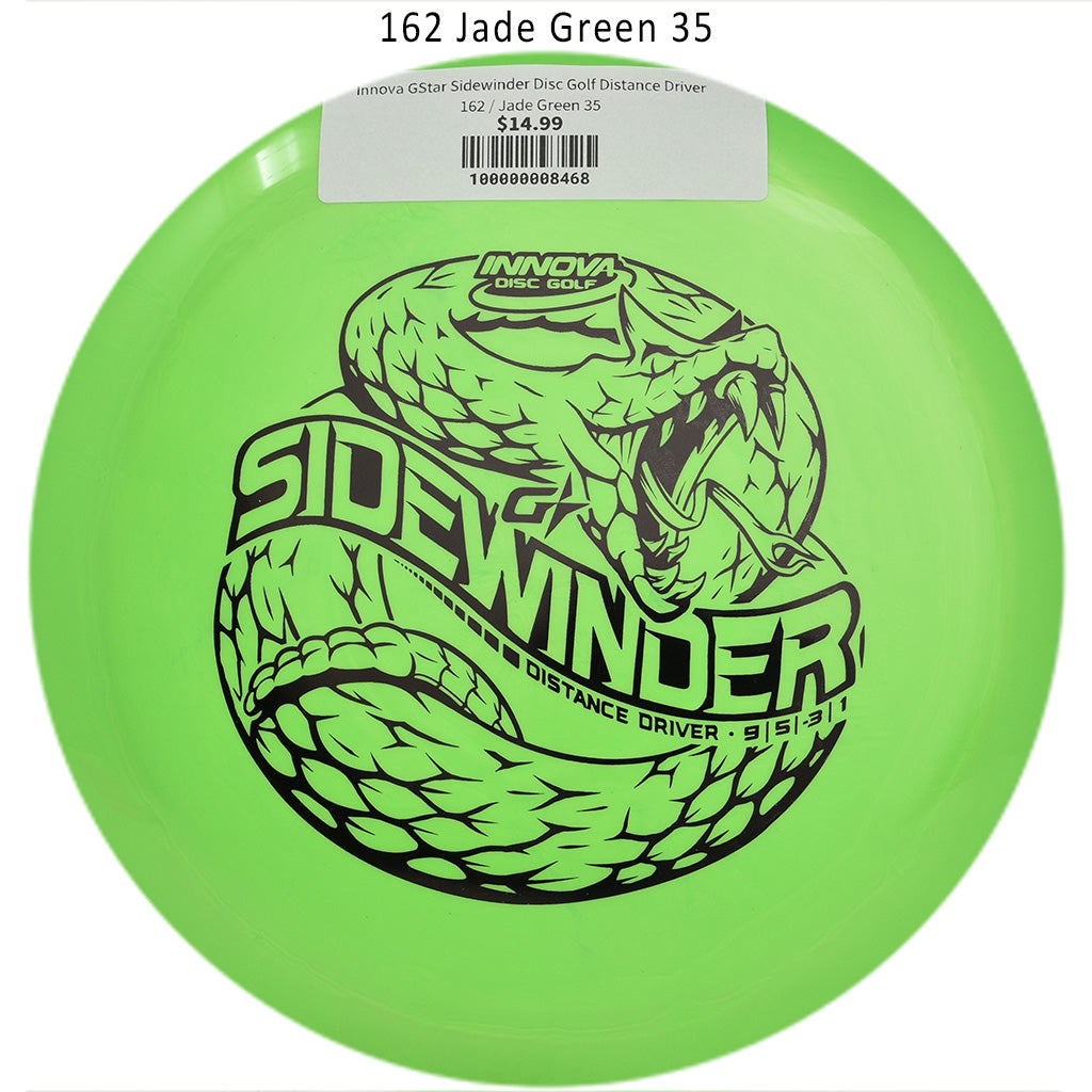 innova-gstar-sidewinder-disc-golf-distance-driver 162 Jade Green 35 