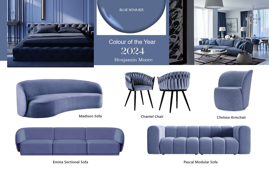 BLUE-NOVA - BENJAMIN-MOORE Colour of the Year 2024 - Trends