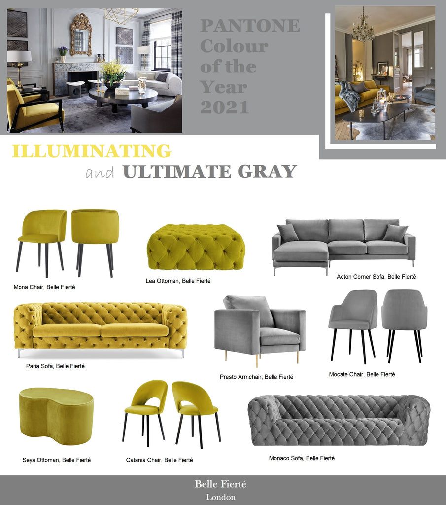 Pantone Colours of The Year 2021 Furniture and Home Decor Ideas