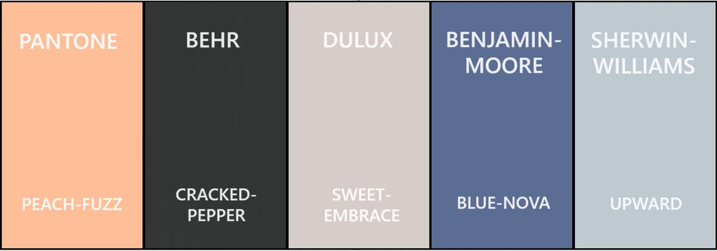 Discover the Trendiest Paint Colors of 2024 Chosen by Top Brands