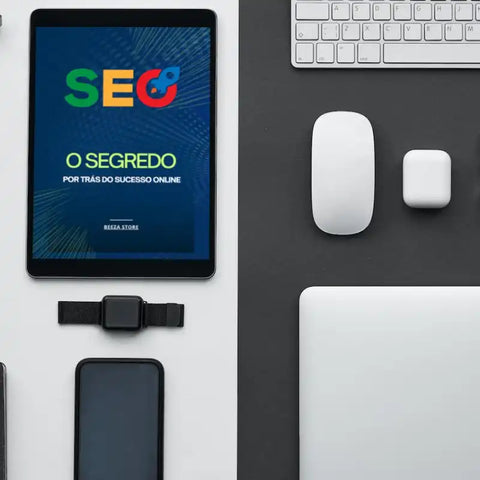 ebook SEO o segredo por trás do sucesso no tablet com acessórios