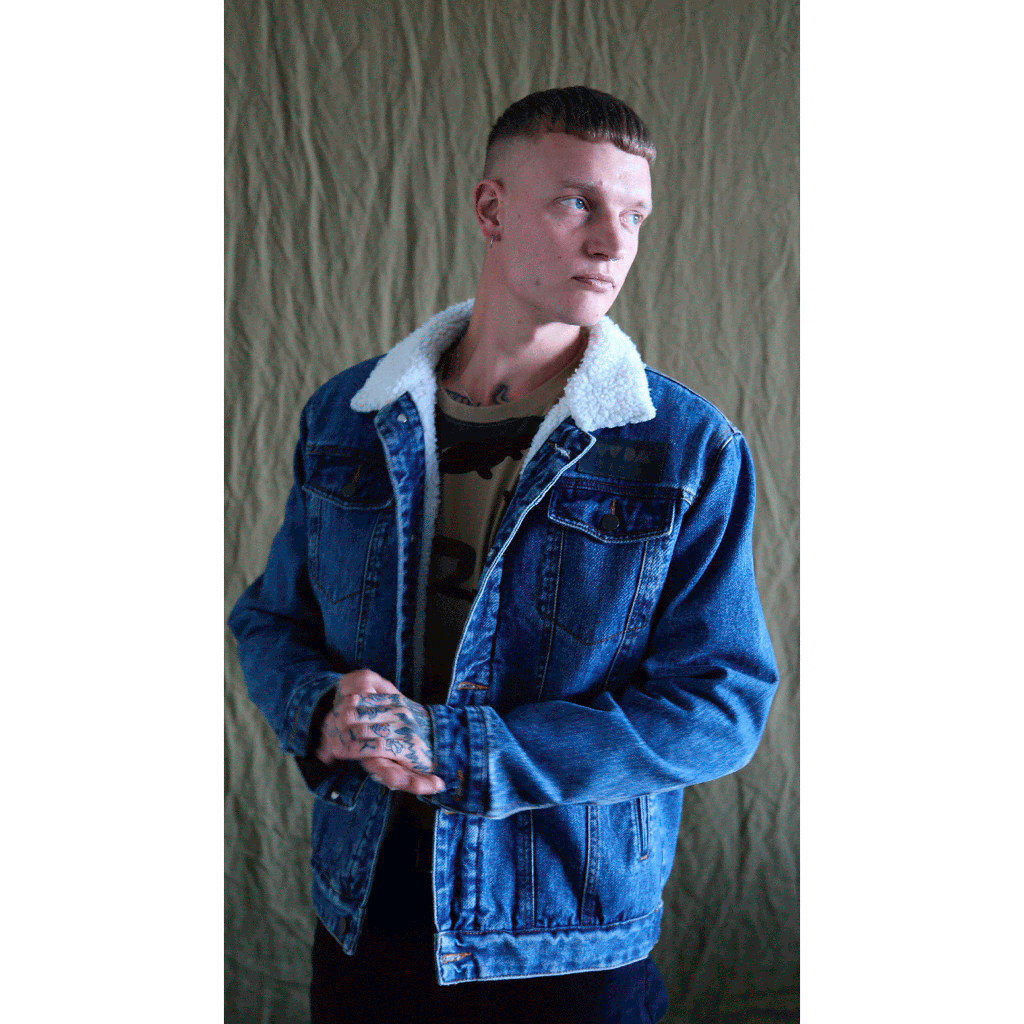 large denim jacket