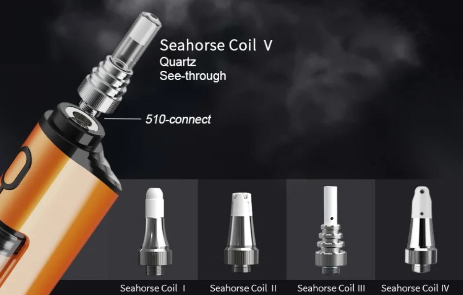 Lookah Seahorse Pro Plus E-Nectar Collector Dab Pen Coils Type for the device