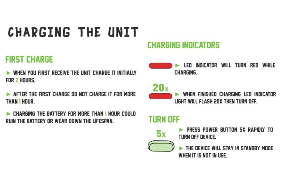 Exxus Snap 510 Cartridge Vaporizer Charging Guide