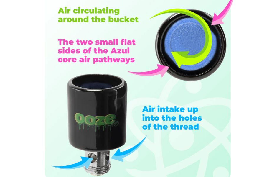 Ooze Booster Onyx Atomizer | American 420 Smoke Shop