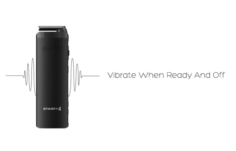 XVape Starry 4 2-in-1 Vaporizer Vibrate Notification