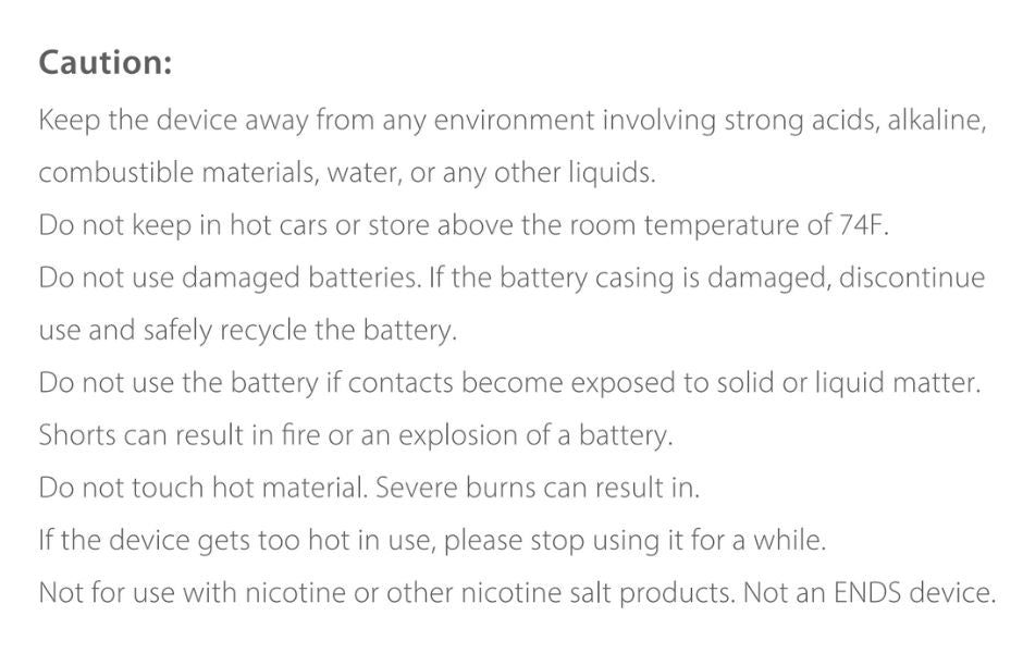 Yocan ARI Series 510 User Guide 3