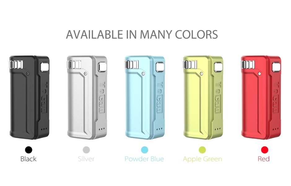 Yocan UNI S Box Mod Battery Available Colors