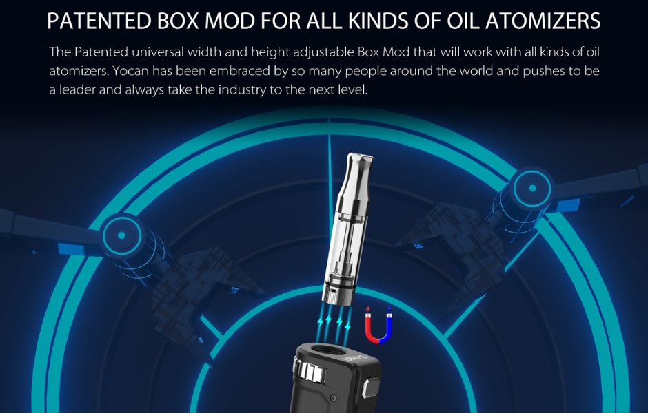 Yocan UNI S Box Mod Battery Fitted To All Kinds of Atomizer