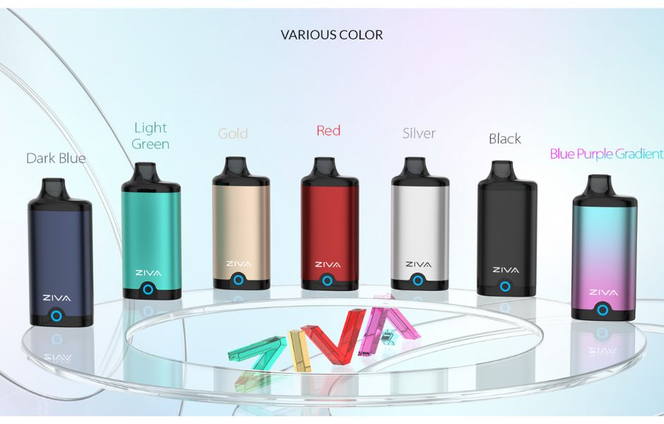 Yocan Ziva 510 Cart Smart Vaporizer Color Variants