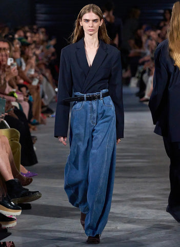 Sid Jean in classic wash by Tibi - Runway SS23