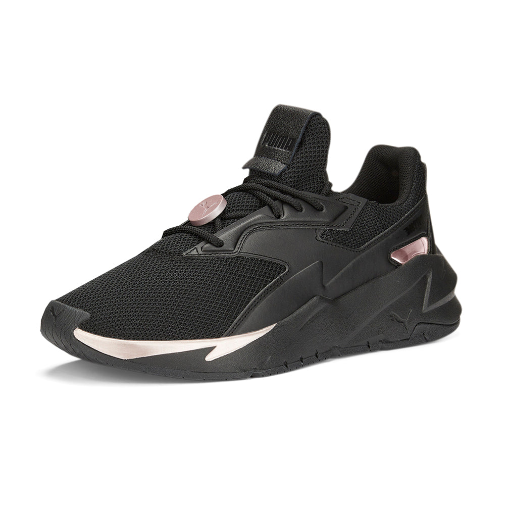 Shop Black Womens Puma Cassia Via Lace Up Sneakers – Shoebacca