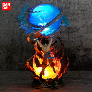 Bandai Dragon Ball Z Ultra Instinct Son Goku Action Figures DIY Lamp 23cm Strength Bombs LED Collection Toys Christmas Gifts - Chachski's