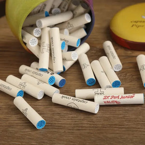 50Pcs/box 9mm Smoking Pipe Filters Ceramic Activated Carbon Filter Smoking Tools Accessories - Chachski's