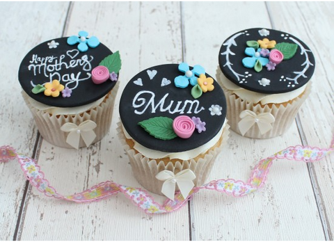 Mother's Day Chalkboard Cupcakes