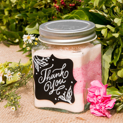 Jar sticker gift idea