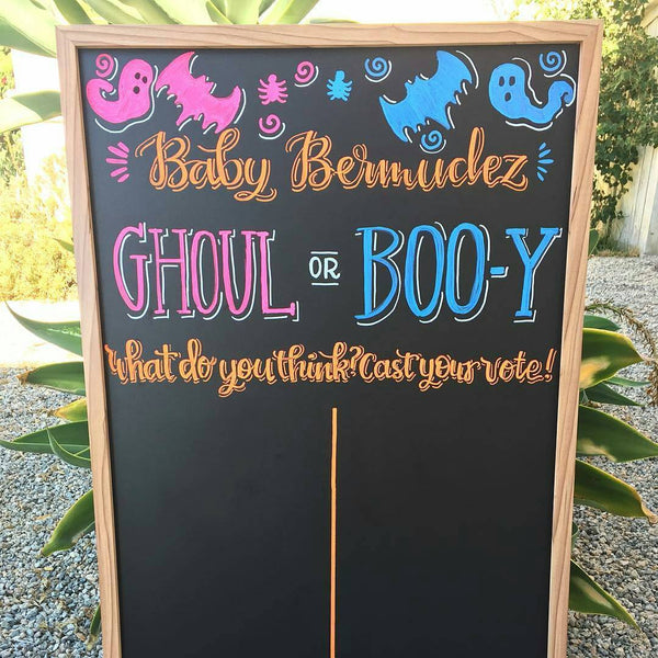 Chalkboard signboard