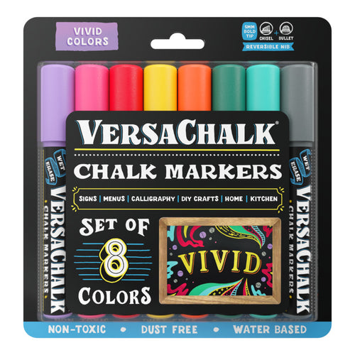 DUST-FREE Chalk Crayons Non-toxic, Water-based Chalk Pens, Chalk