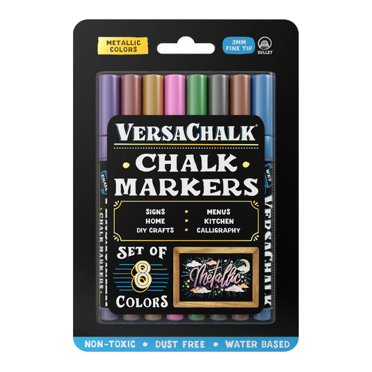 Buy Cedar Markers Liquid Chalk Markers - 8 Pack With 2 Free Wine Glass  Markers and 20 Chalkboard Labels. Amazing Neon Color Pens. Reversible  Bullet And Chisel Tip And A Brand New