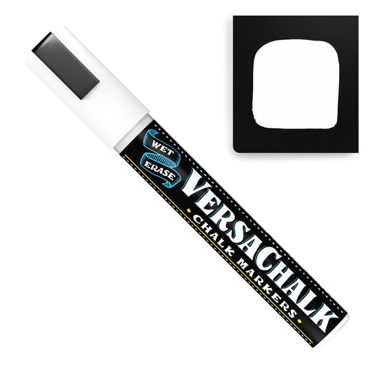 edding 4090 chalk marker - black - 1 chalk pen - chisel nib 4-15 mm -  broad-nib wet wipe pen for chalkboards, windows, glass, mirrors - liquid  chalk