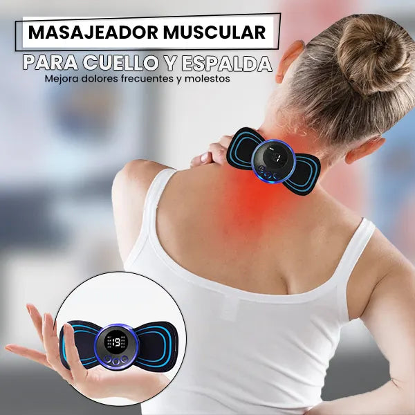 Electro Estimulador Muscular Inalámbrico Doble Canal ECO-DE® C/Maletín