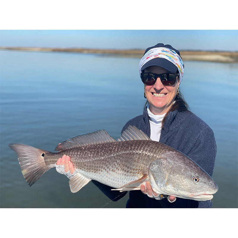 A nice redfish caught this week with Captain Tuck Scott 