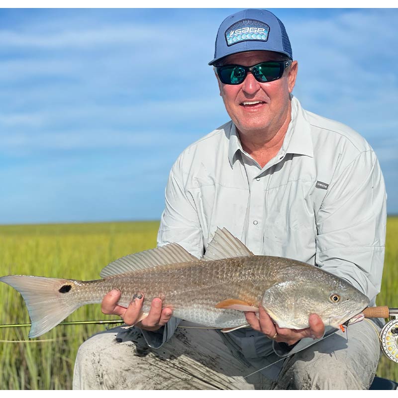 Caught today on the fly with Captain Tuck Scott 