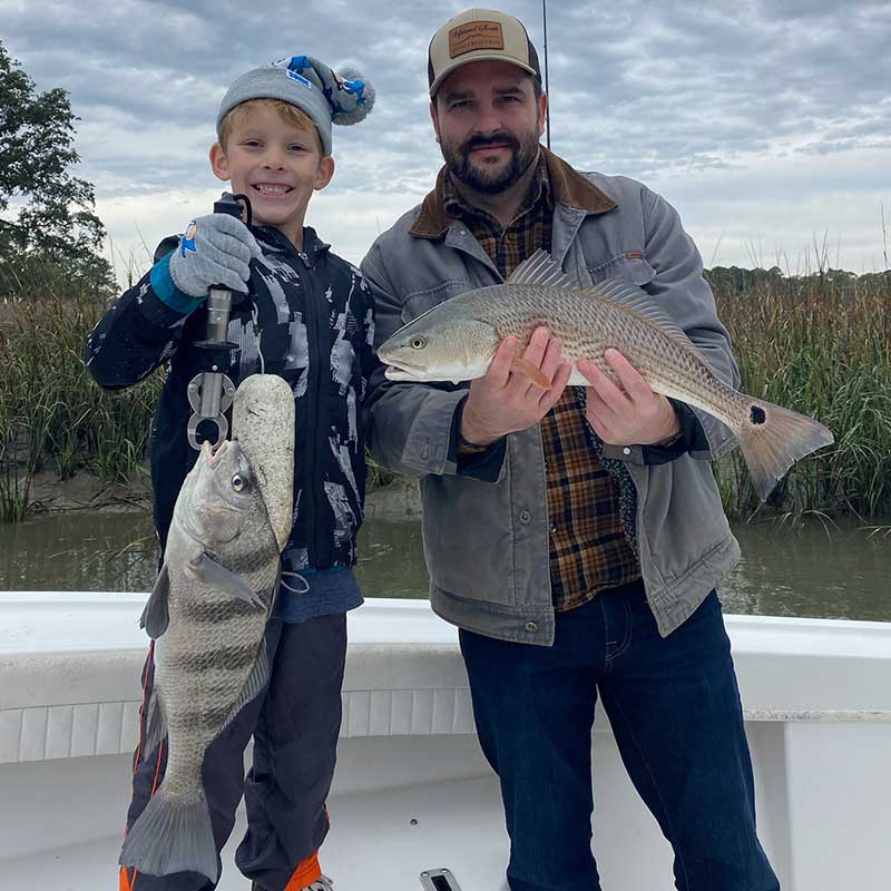 A good day in the creeks with Captain Addison Rupert