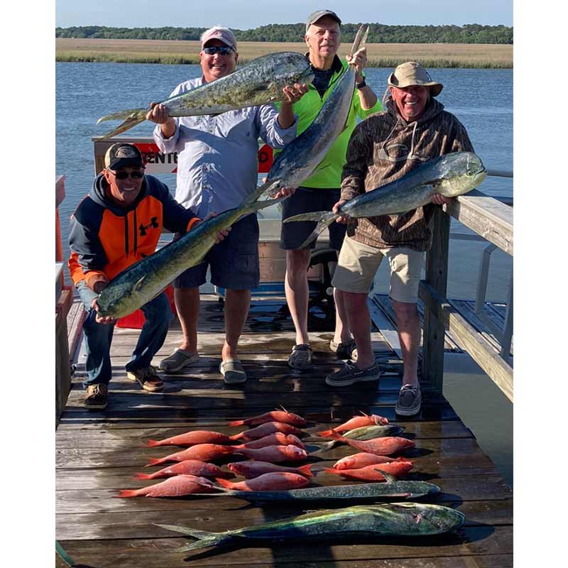 Captain Rob Bennett had a banner day in the blue water 