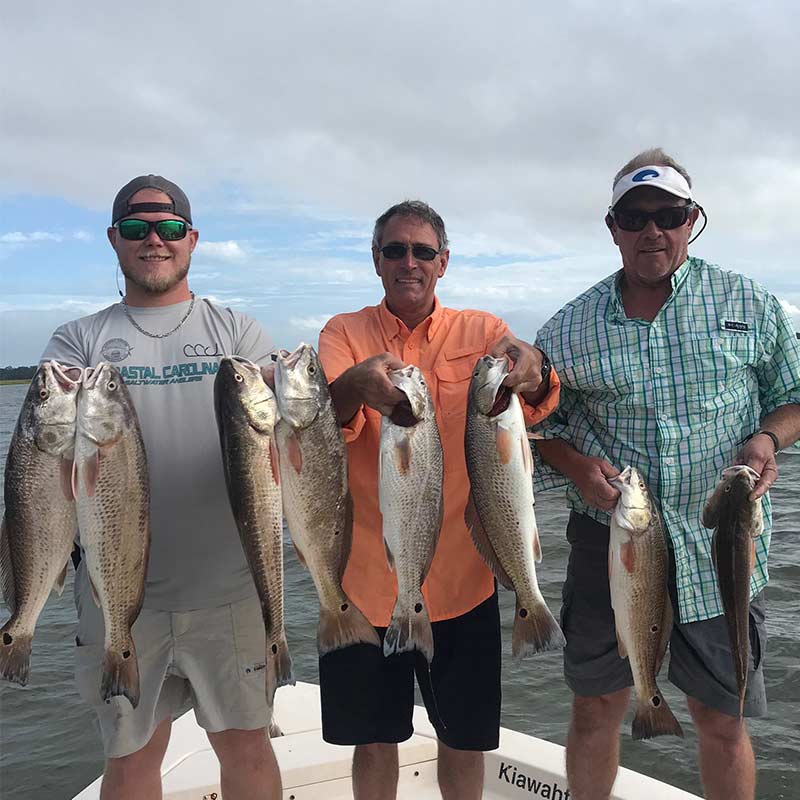 When the fishing is this good you can hold out for 23-inch redfish to keep! 