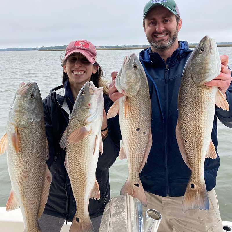 A banner day for redfish with Captain Rob Bennett