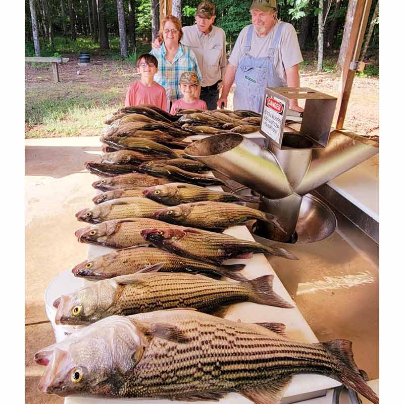 Obviously the bite isn't THAT tough on Clarks Hill! (from Little River Guide Service) 