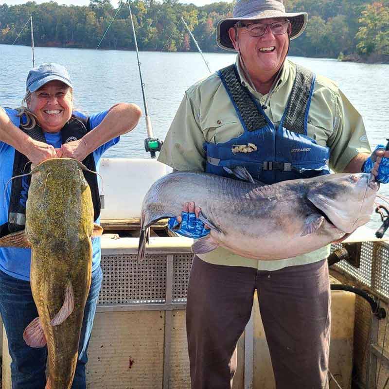 A couple of grown-up fish caught this week with Captain Chris Simpson