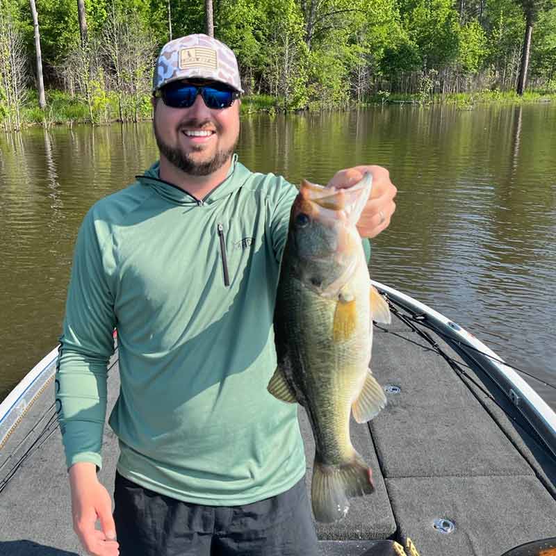 Guide Josh Rockefeller with a good one