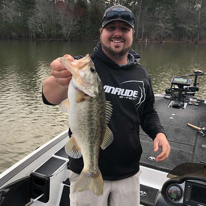 Josh Rockefeller with a chubby one caught this week