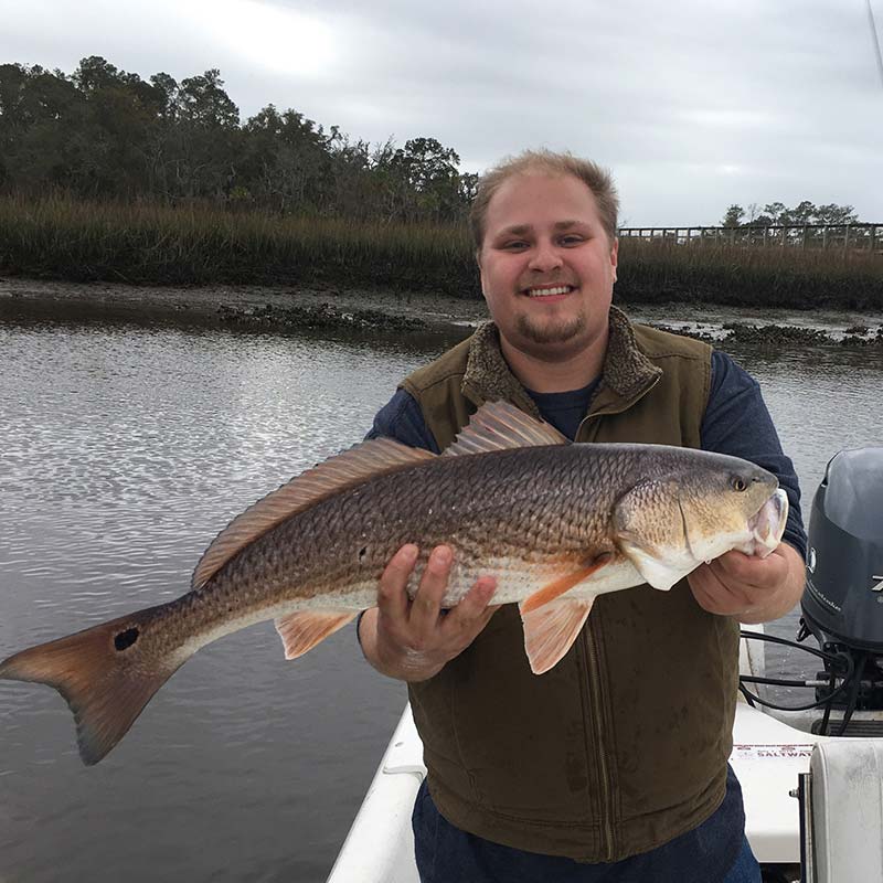 Caleb Davis with a nice Edisto redfish caught this week