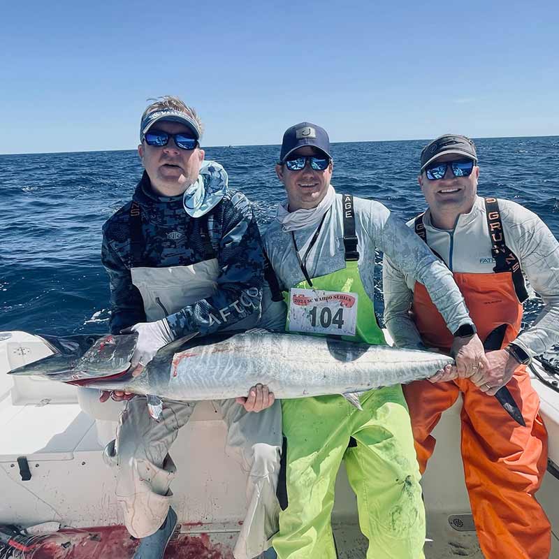 Alex Parnell with a big tournament wahoo