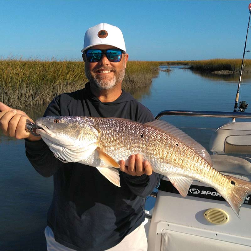 A better redfish caught this week with Captain Greg Holmes