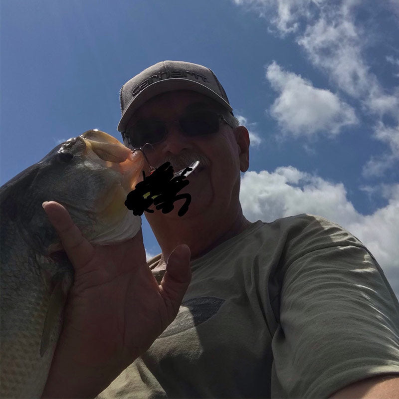 Stan with a good one caught on his favorite crank bait Saturday