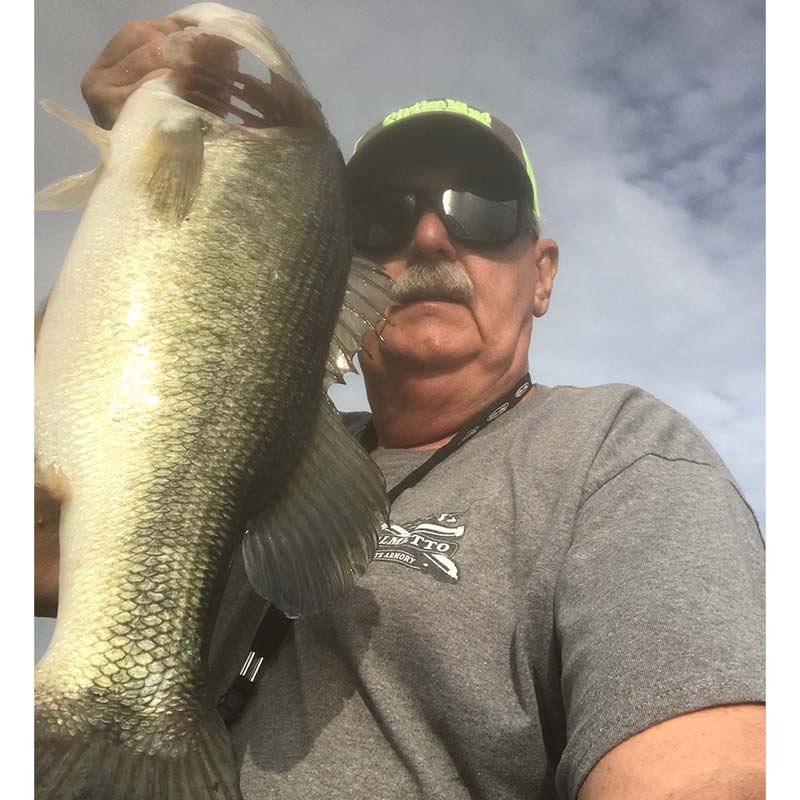 Stan Gunter with a 7-pounder caught this week