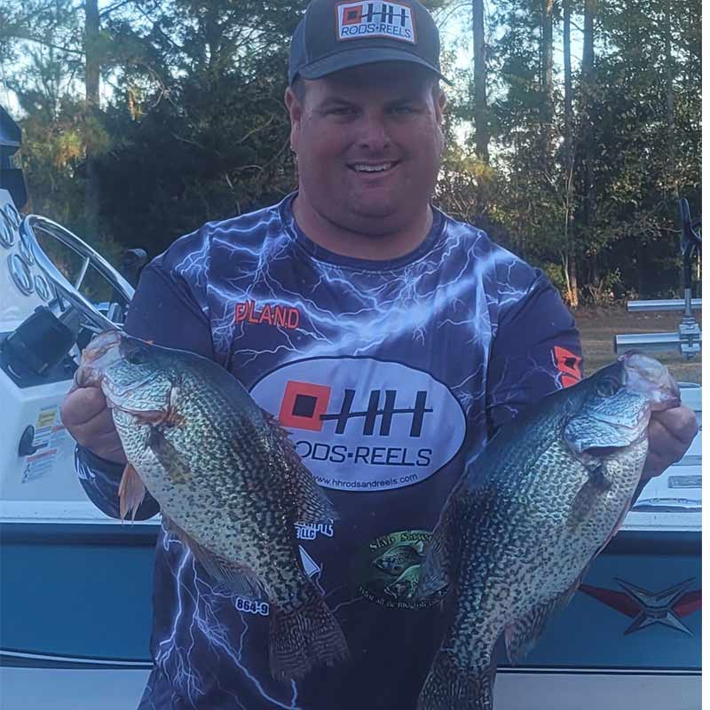 Captain Roland Addy with a couple of big ones