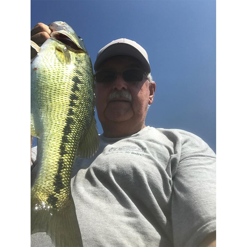 Stan Gunter with a nice spotted bass