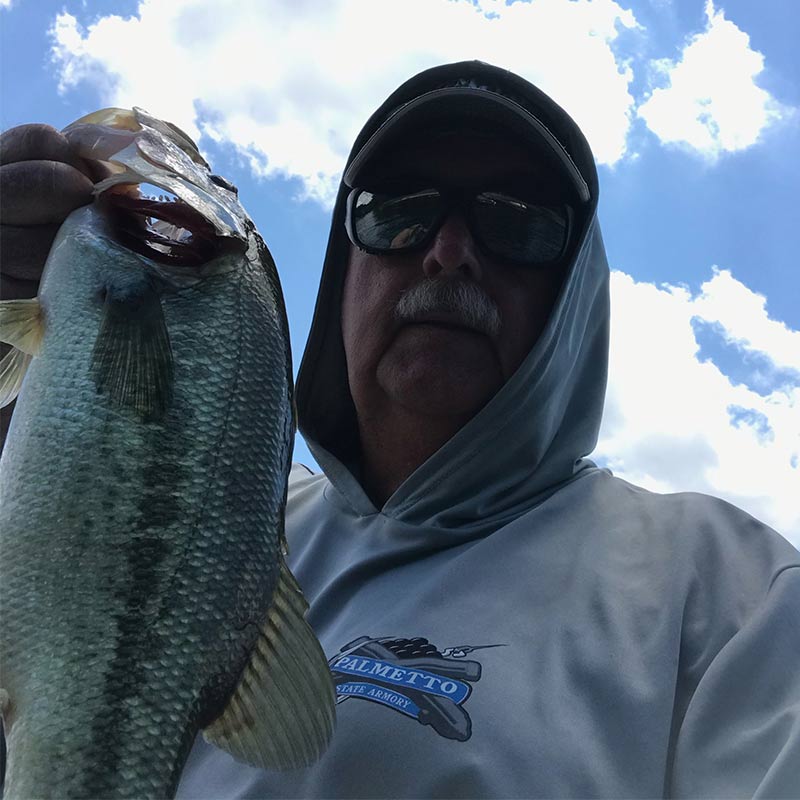 Stan Gunter with a spotted bass caught this weekend