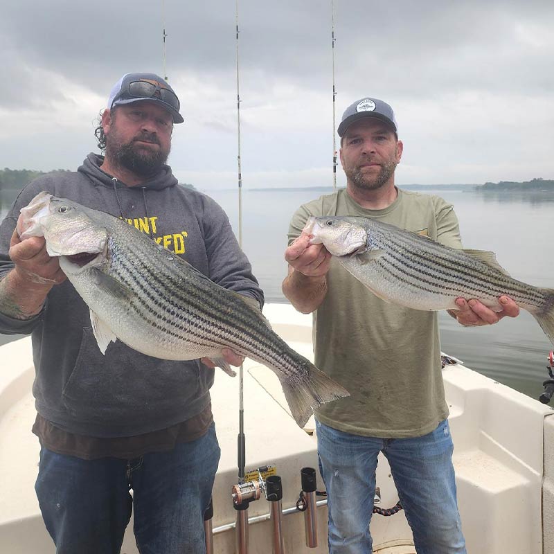 A couple of good ones caught with Guide Josh Wilson