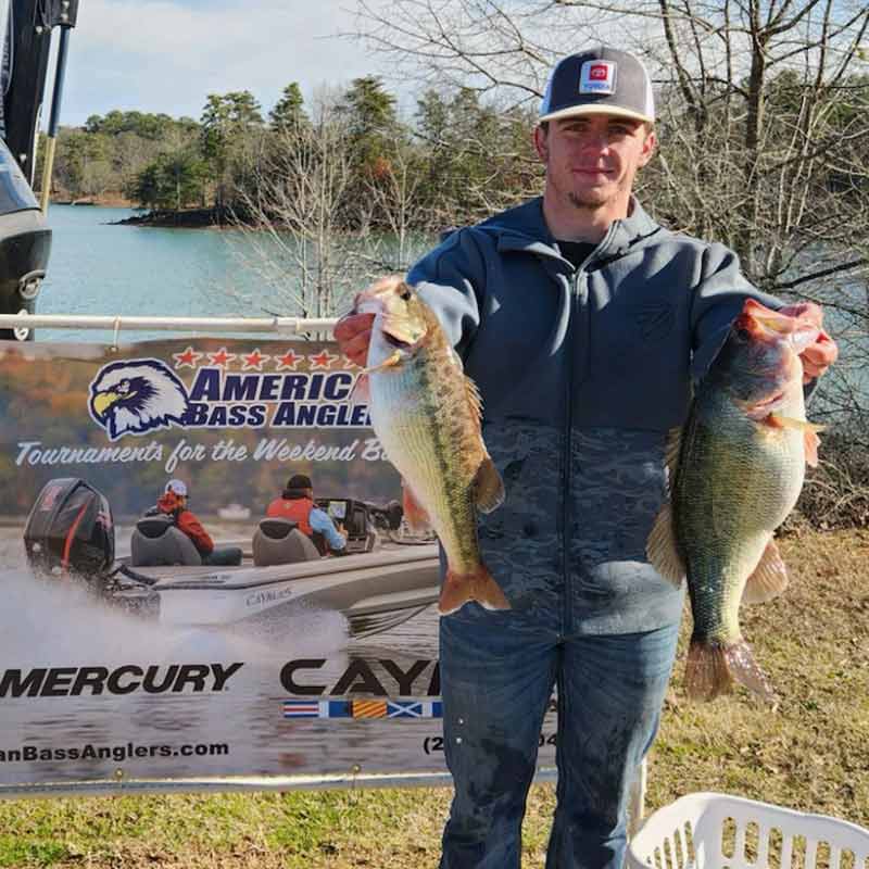 Jacob Butts with a couple of fatties