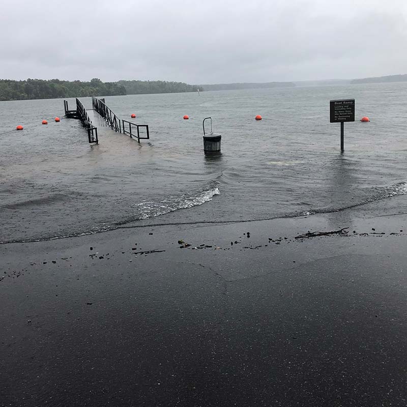 Devil Springs Boat Ramp this morning