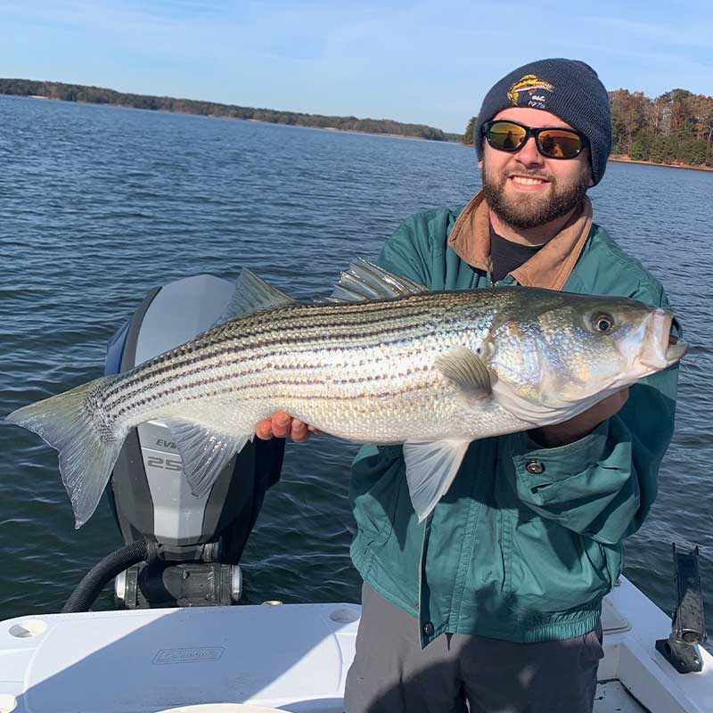 A big one caught last week with Guide Chip Hamilton