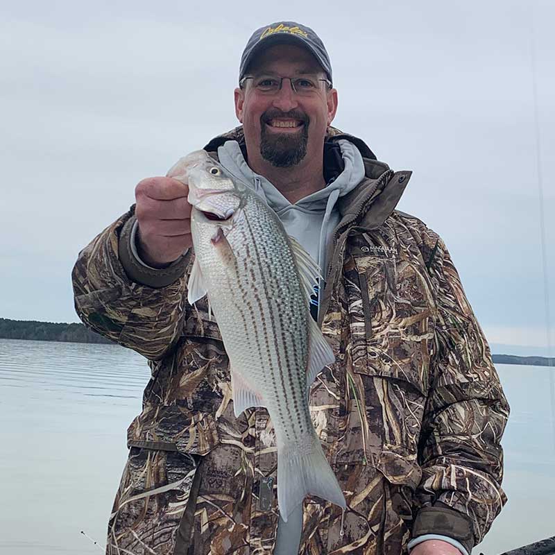 A healthy hybrid caught this week with Chip Hamilton