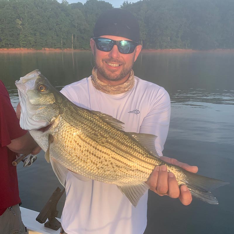 A nice early morning hybrid with Captain Chip Hamilton