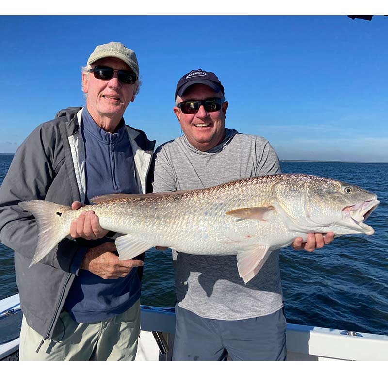 A bull red caught this week with Captain Kai Williams